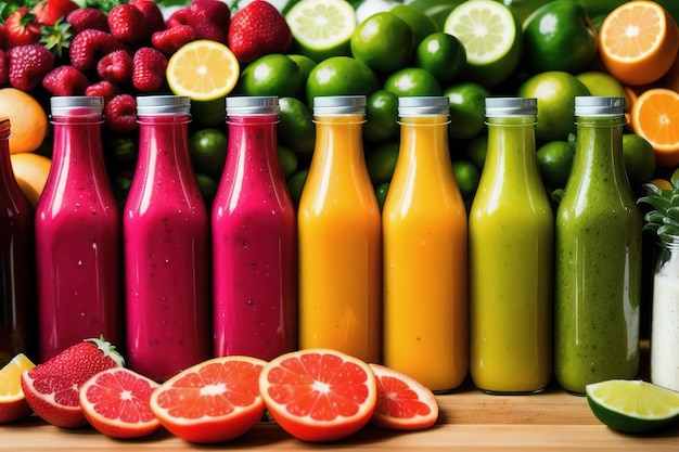 Alimentos saudáveis e saudáveis de frutas e vegetais verdes em sortimento Ingredientes veganos frescos verdes