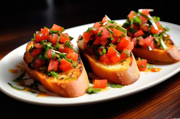 Alis erstaunliche italienische Bruschetta-Vorspeise