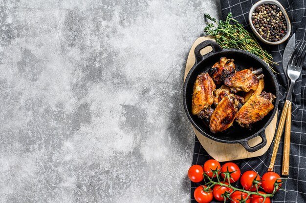 Alitas de pollo a la barbacoa en salsa de miel