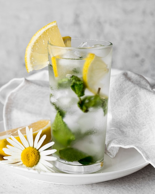 Alkoholischer Getränkecocktail Mojito