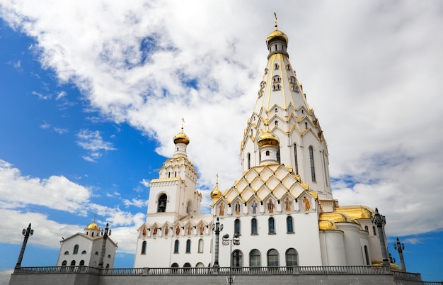 Allerheiligenkirche In Minsk, Weißrussland. Minsker Gedächtniskirche Allerheiligen und zum Gedenken an die Opfer