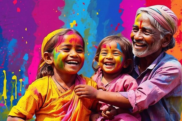 Alles Gute am Holi-Tag