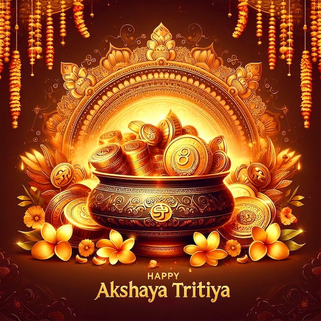 Alles Gute zum Akshaya Tritiya Festival Social Media Post Celebration Alles Gute für das Akshaya Tritiya Festival