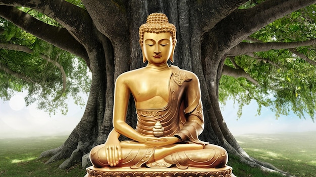 Alles Gute zum Buddha-Purnima Vesak, dem buddhistischen Fest.