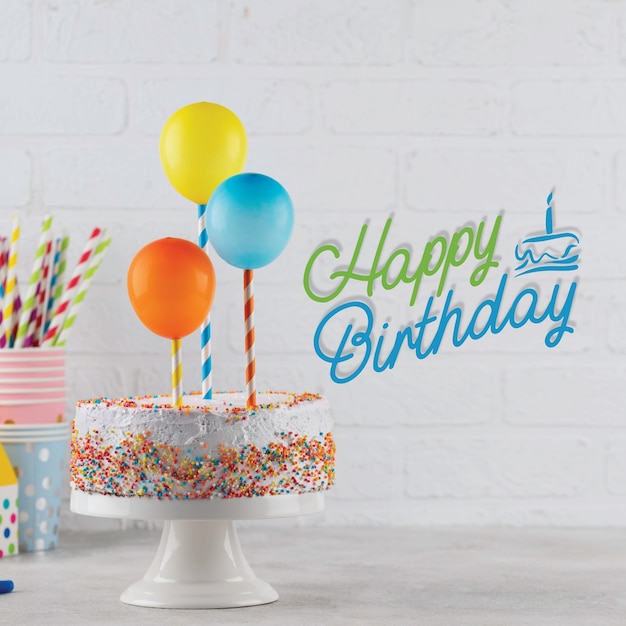 Alles Gute zum Geburtstag Collage Design Premium Foto