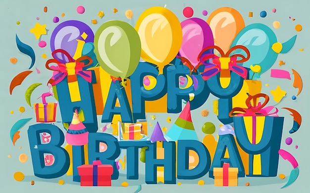 Foto alles gute zum geburtstag design clip art