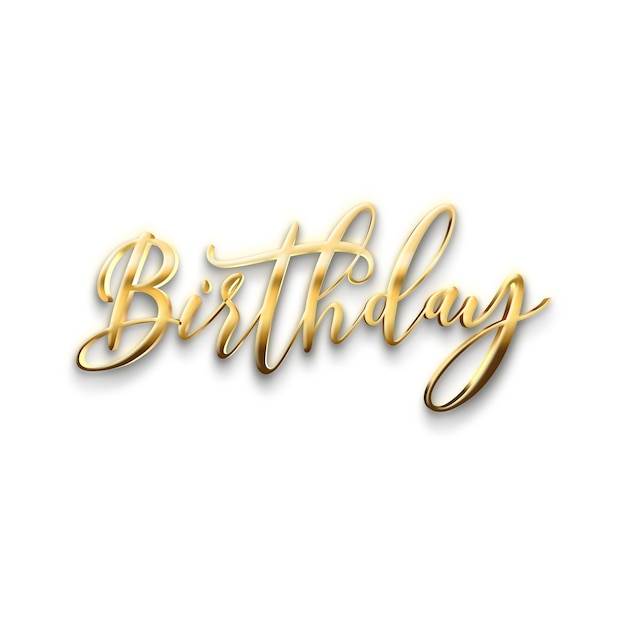 Alles Gute zum Geburtstag Gold