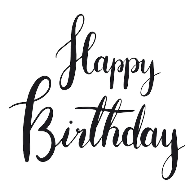 Alles Gute zum Geburtstag png-Wort-Aufkleber durchsichtiger Hintergrund