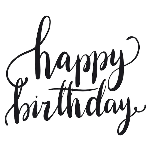 Alles Gute zum Geburtstag png-Wort-Aufkleber durchsichtiger Hintergrund