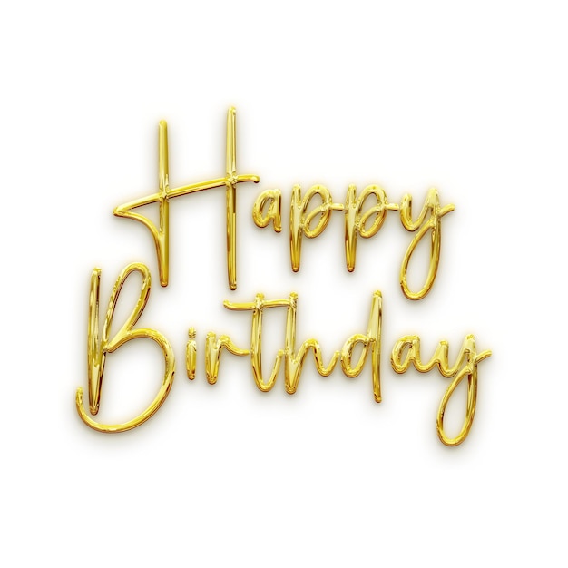 Alles Gute zum Geburtstag.