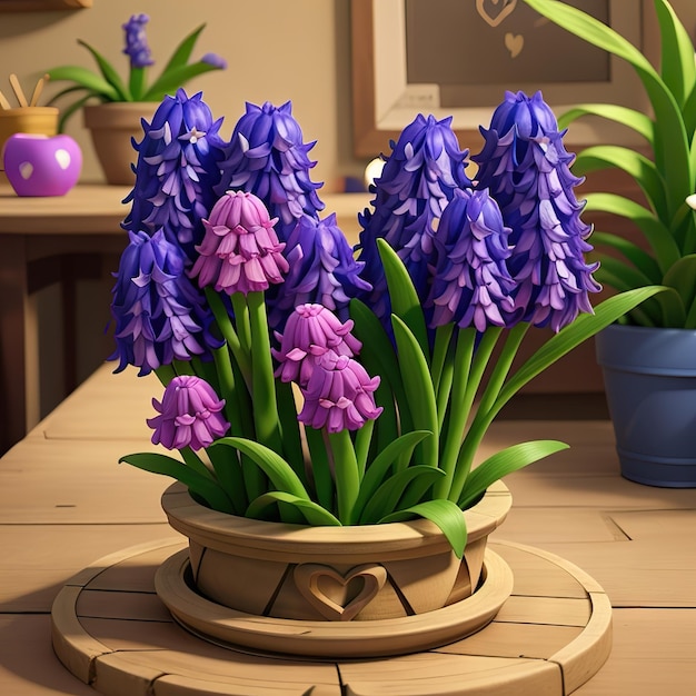 Alles Gute zum internationalen Frauentag Hyacinth im Hintergrund Herzlichen Glückwunsch zu März th und