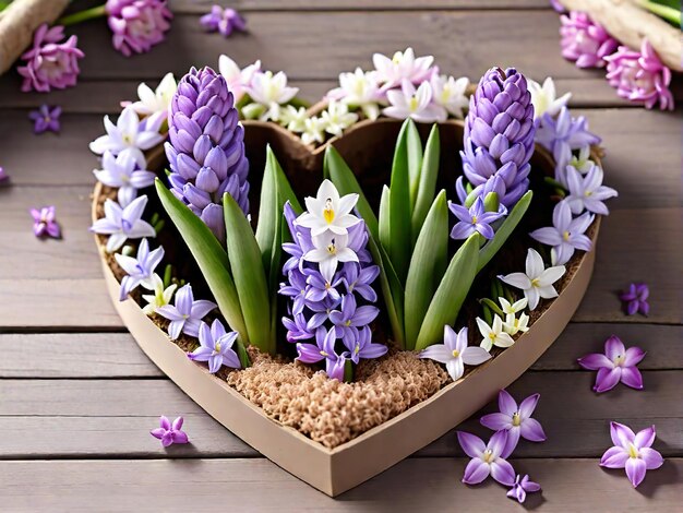 Alles Gute zum internationalen Frauentag Hyacinth im Hintergrund Herzlichen Glückwunsch zu März th und