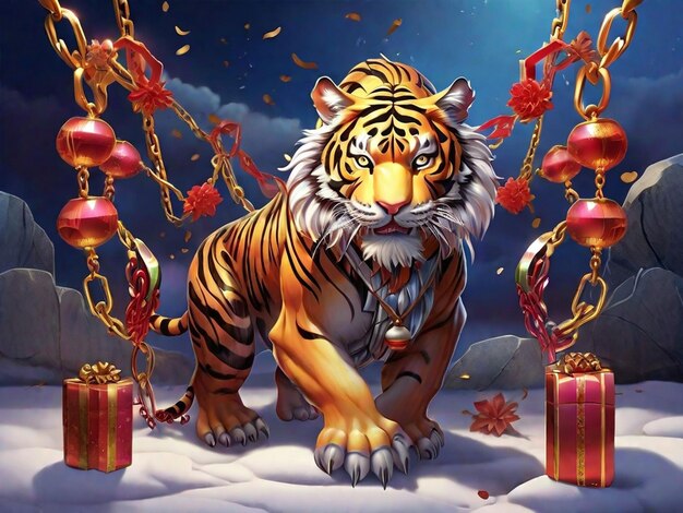 Alles Gute zum neuen Jahr, Tiger.