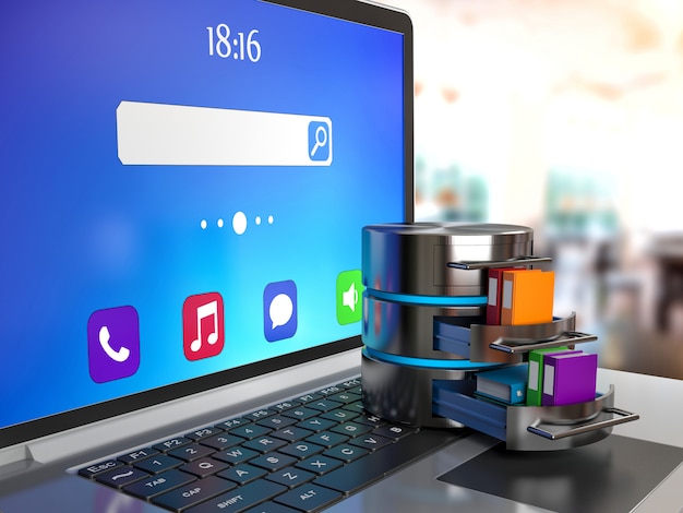 Almacenamiento de datos para laptop