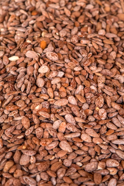 Almendras en el mercado en Marrakech