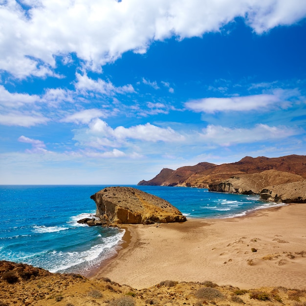 Almeria playa del monsul praia em cabo de gata