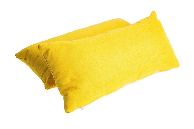 almohada amarilla