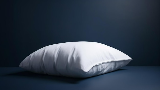 Una almohada blanca con la palabra dormir