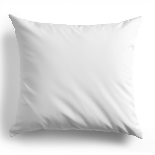 Almohada sencilla Mockup cojín en blanco para diseño de interiores