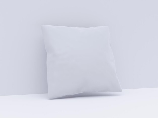 Almohadas en blanco aisladas