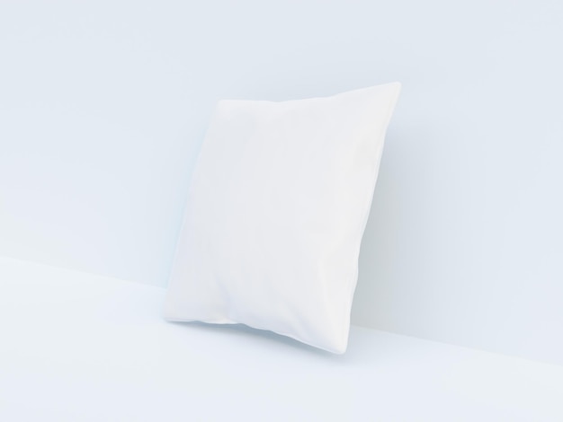 Almohadas en blanco aisladas