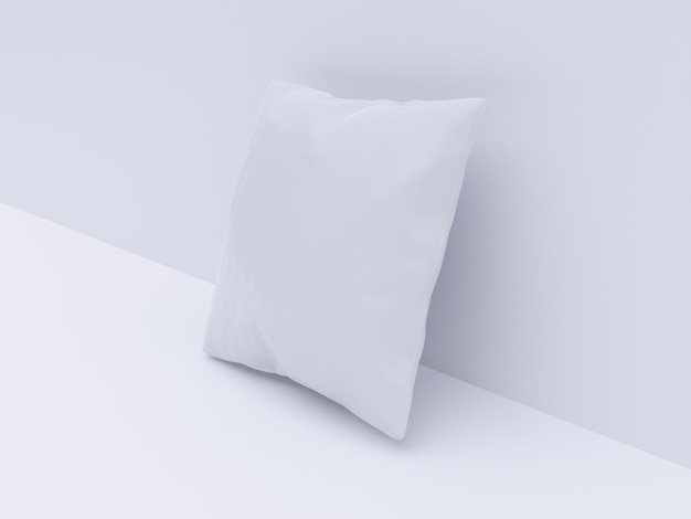 Almohadas en blanco aisladas