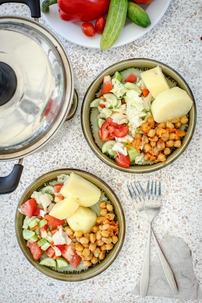 almuerzo vegetariano