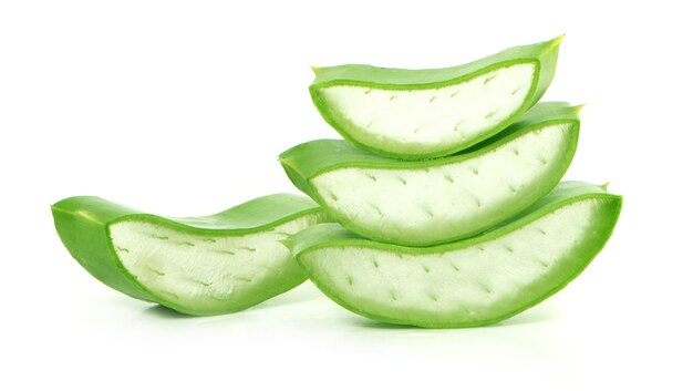 Aloe Vera isolado em um fundo branco