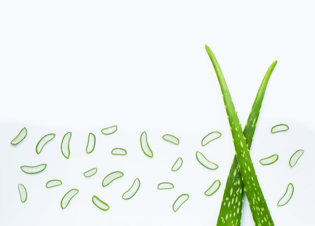 Aloe Vera ist eine beliebte Heilpflanze für Gesundheit und Schönheit Hintergrund