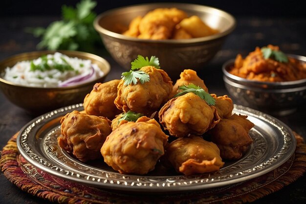 Foto aloo gobhi pakoras