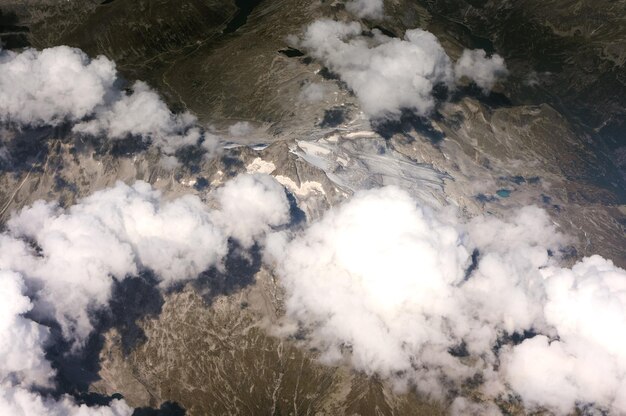 Foto los alpes austriacos desde arriba