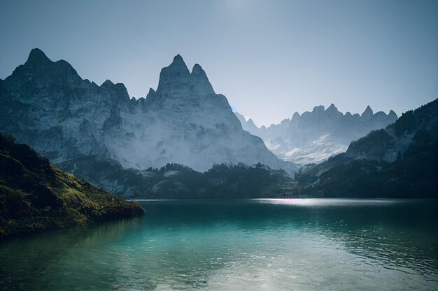 Foto alpes dolomitas montañas