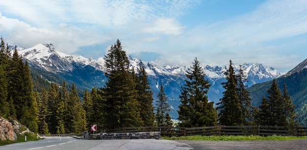 Alpes montaña vista de verano Austria