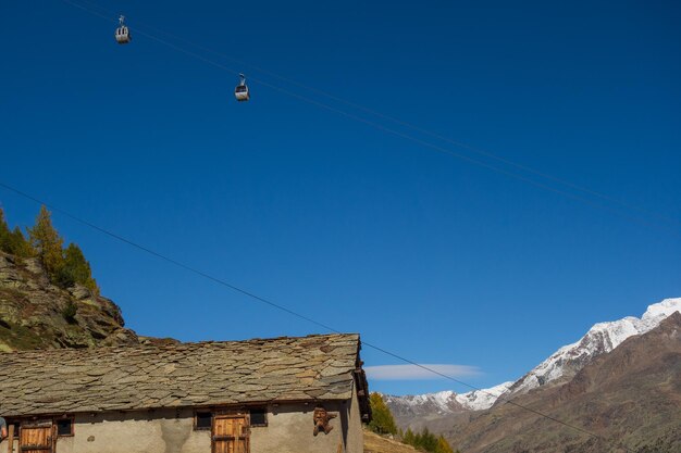 Foto los alpes suizos.