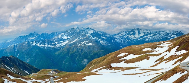 Alpes verão panorama Áustria