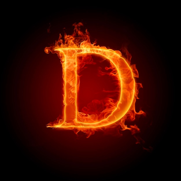 Alphabet des Feuers D