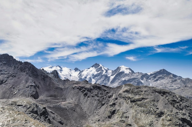 Alpine Landschaft in den Rätischen Alpen