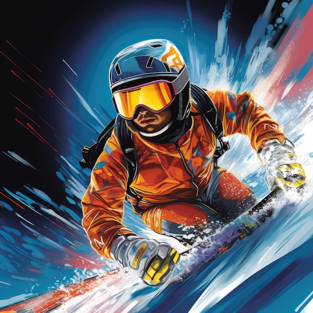 alpines Skifahren