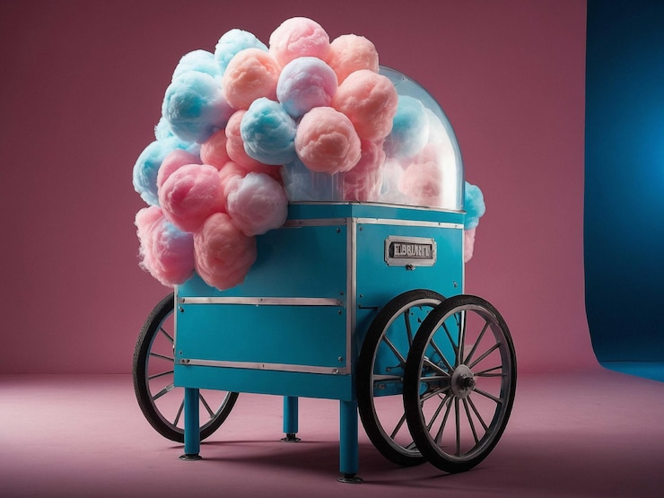 Foto alquiler de máquinas de algodón caramelo_1