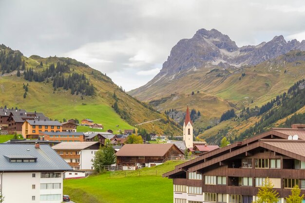 Alrededor de Warth en Austria