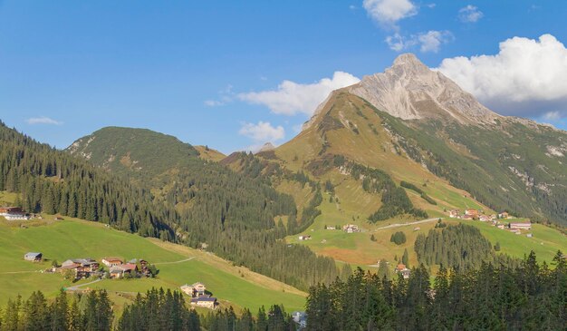 Alrededor de Warth en Austria