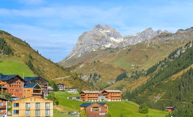 Alrededor de Warth en Austria