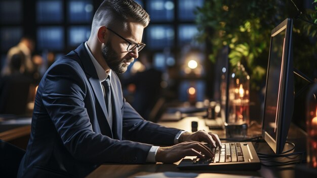 als Anwalt in einem Büro arbeiten