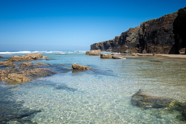 Als Strand Catedrais Strand der Kathedralen Galicien Spanien