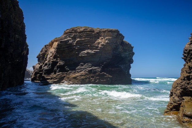 Als Strand Catedrais Strand der Kathedralen Galicien Spanien