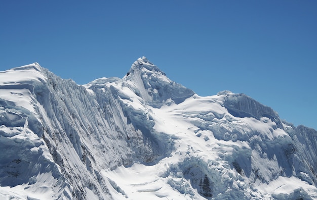 Alta montanha nas cordilheiras