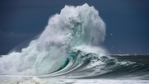 Alta onda do mar