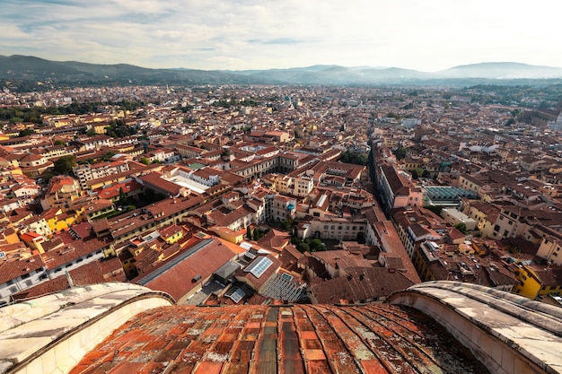 Alta vista de Firenze, Toscana, Itália.