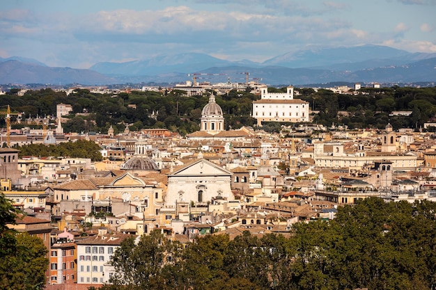 Alta vista de Roma, Lazio, Italia.