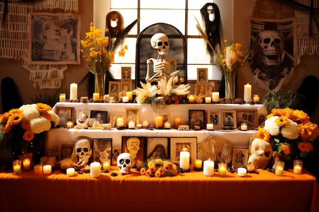 Foto altar dos antepassados dia dos mortos foto